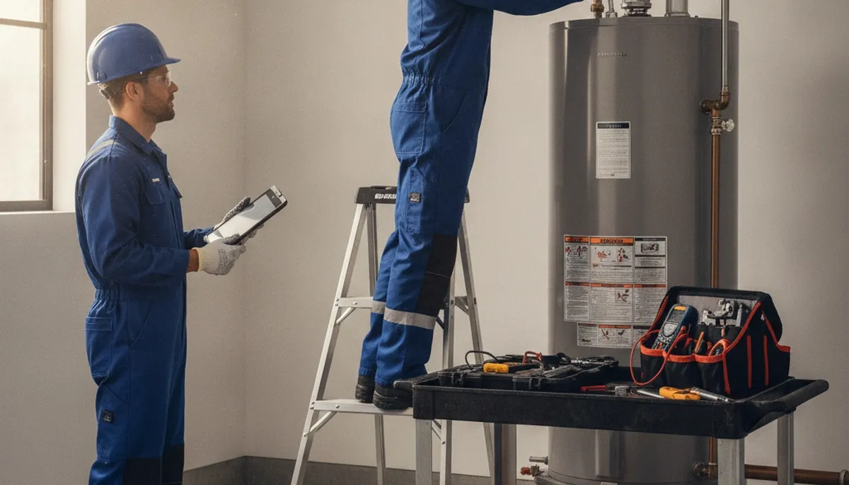 Water heater repair service in Newton, MA by On Call Plumbers for homes with failing units